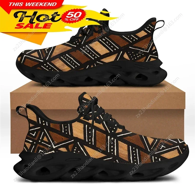 Running Shoes Women - Zapatillas Deportivas con Estampado Tribal Africano