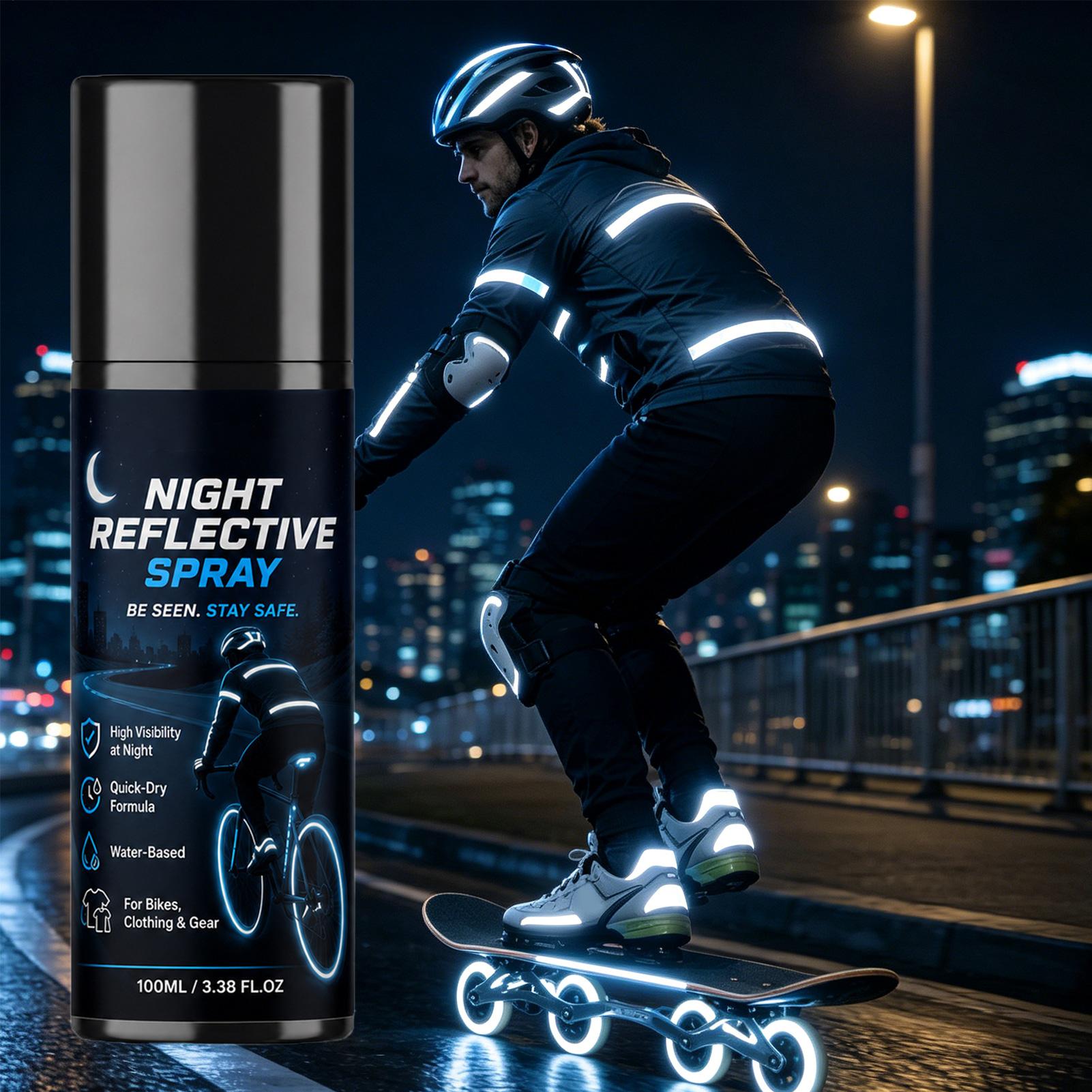 Spray reflectante nocturno de  - Running Visibility Gear reseña y precio