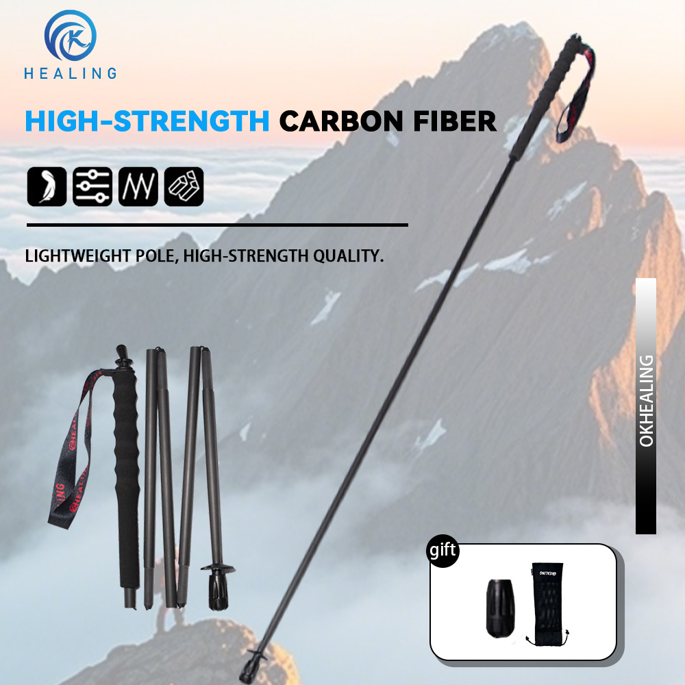 OKHEALING Bastones de Trekking - Trekking Pole Carbon reseña y precio