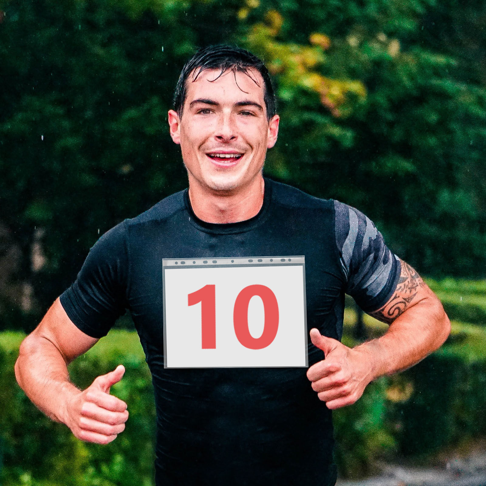 100 protectores transparentes  - Race Bib reseña y precio