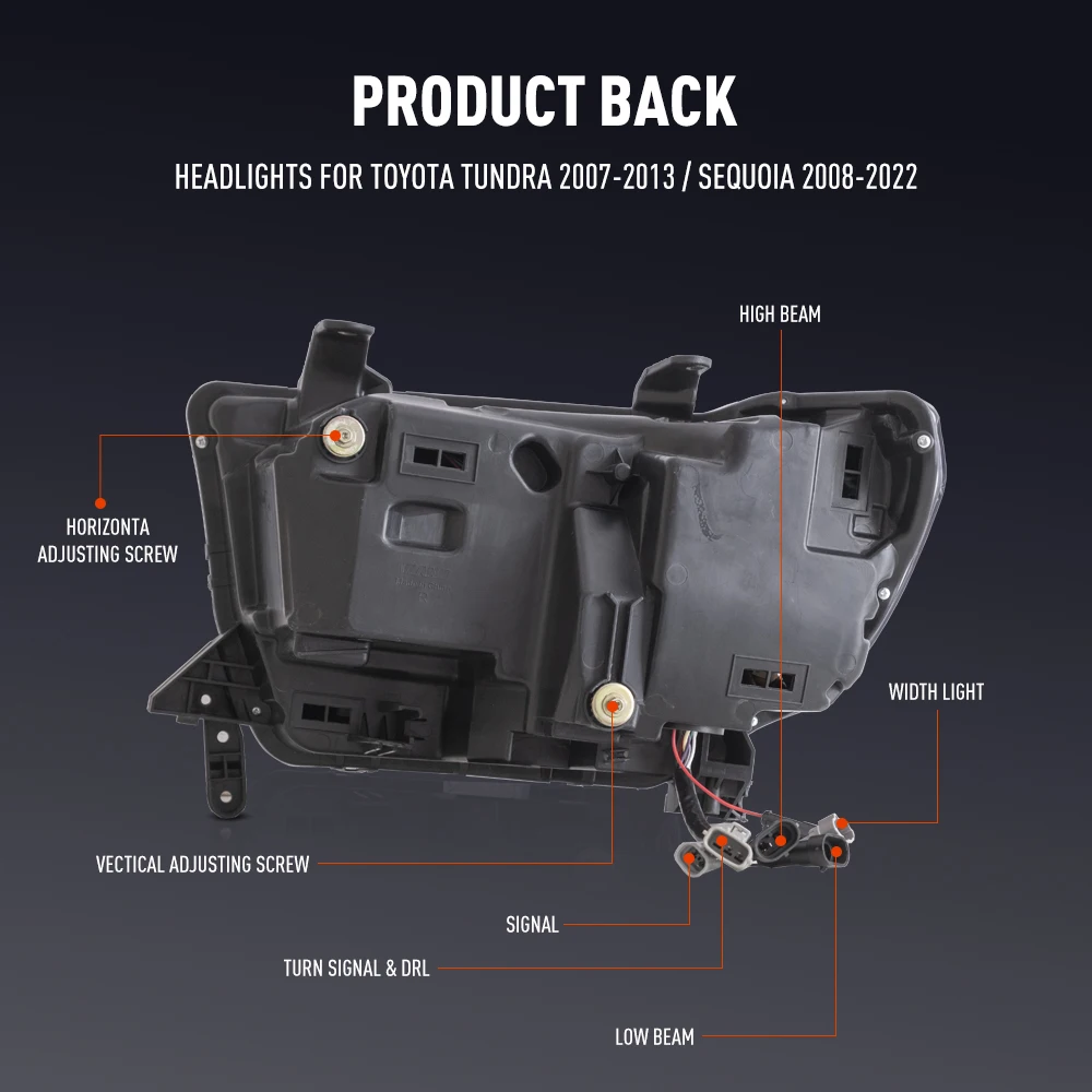 Faros Delanteros para Toyota S - Running Headlamp reseña y precio