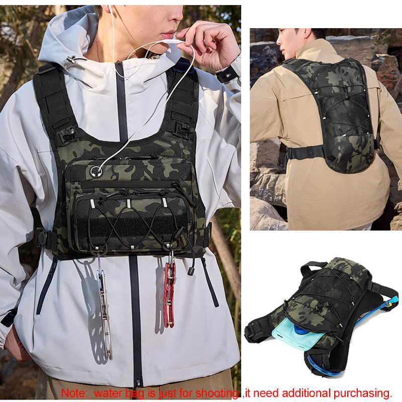 Bolsa Táctica, Chaleco con Bol - Hydration Vest reseña y precio